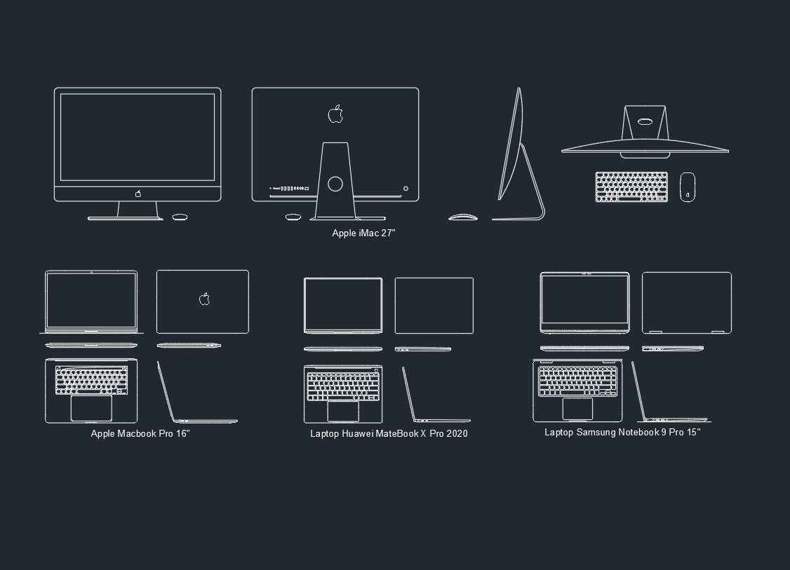 Computer CAD Block DWG | Free AutoCAD Download