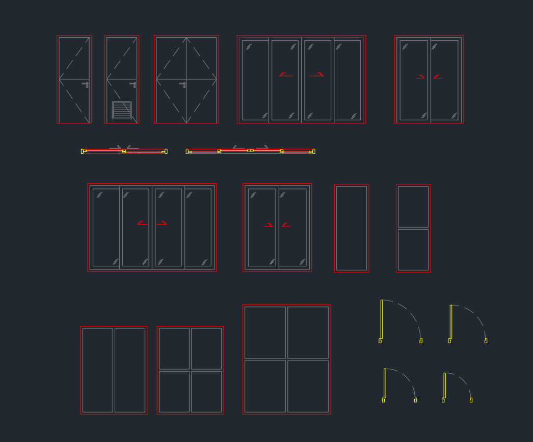 Free Door CAD Block DWG Files for AutoCAD Drawings