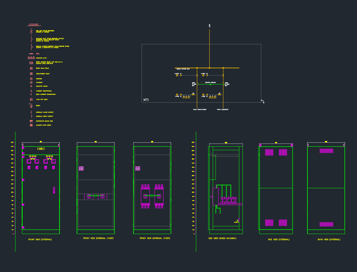 Electrical Single Line Diagram of MTS: Complete Guide & DWG