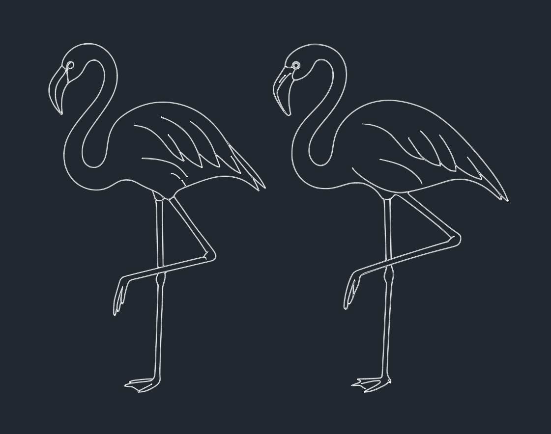 Free Flamingo DWG Blocks: Download AutoCAD Symbols Now