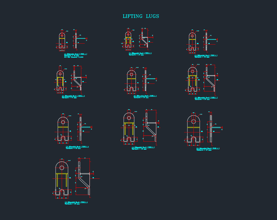 Essential Guide to Lifting Lugs: Types, Design & DWG Blocks