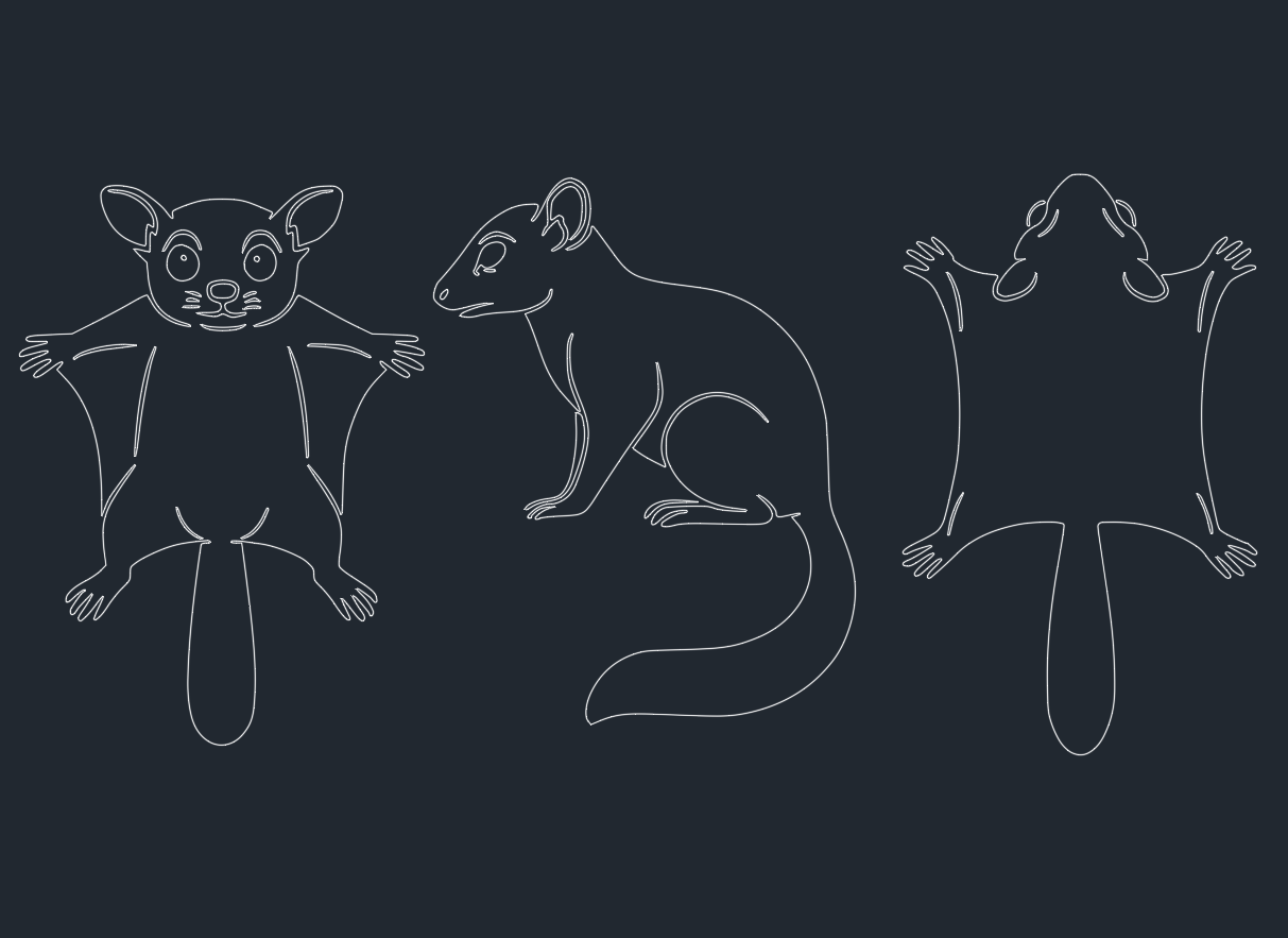 Sugar Glider DWG Blocks: Free AutoCAD Download & Guide