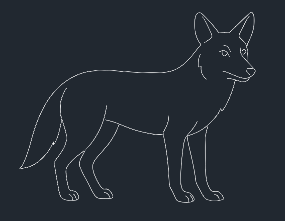 Free Coyote AutoCAD Blocks – Download DWG Files Now