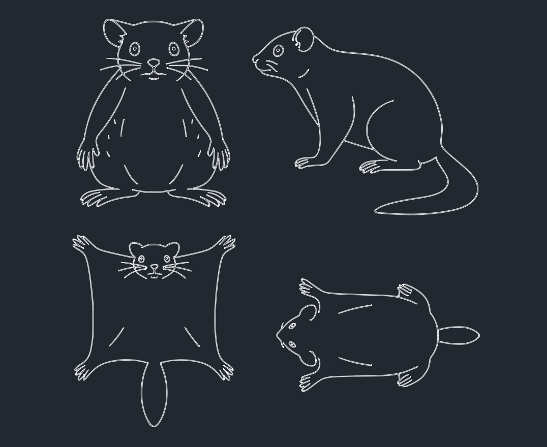 Flying Squirrel DWG Blocks: Free AutoCAD Download & Guide