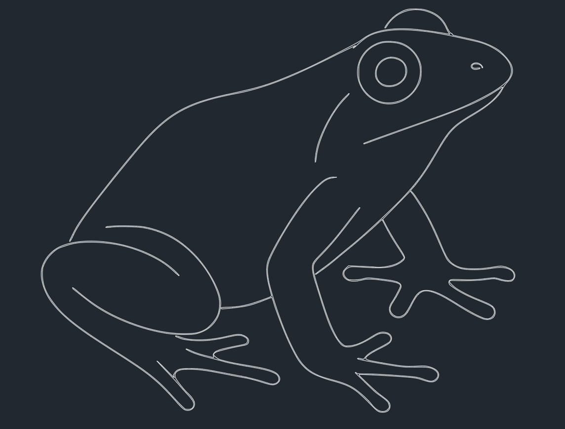 Free Frog DWG Blocks: Download AutoCAD Frog CAD Symbols
