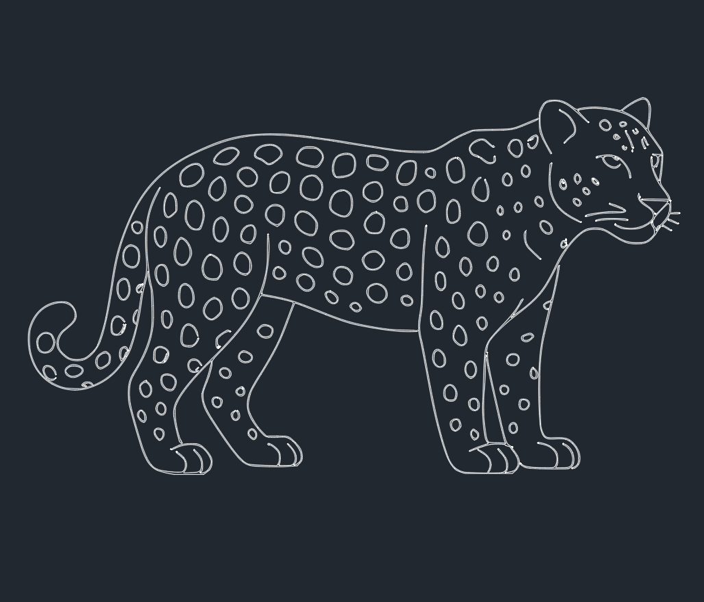 Free Leopard DWG Files: Download AutoCAD Blocks & Drawings