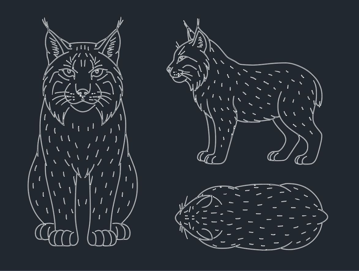 Download Free Lynx DWG Blocks for AutoCAD Library