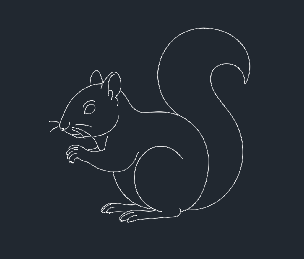 Free Squirrel DWG Blocks for AutoCAD: Download CAD Files