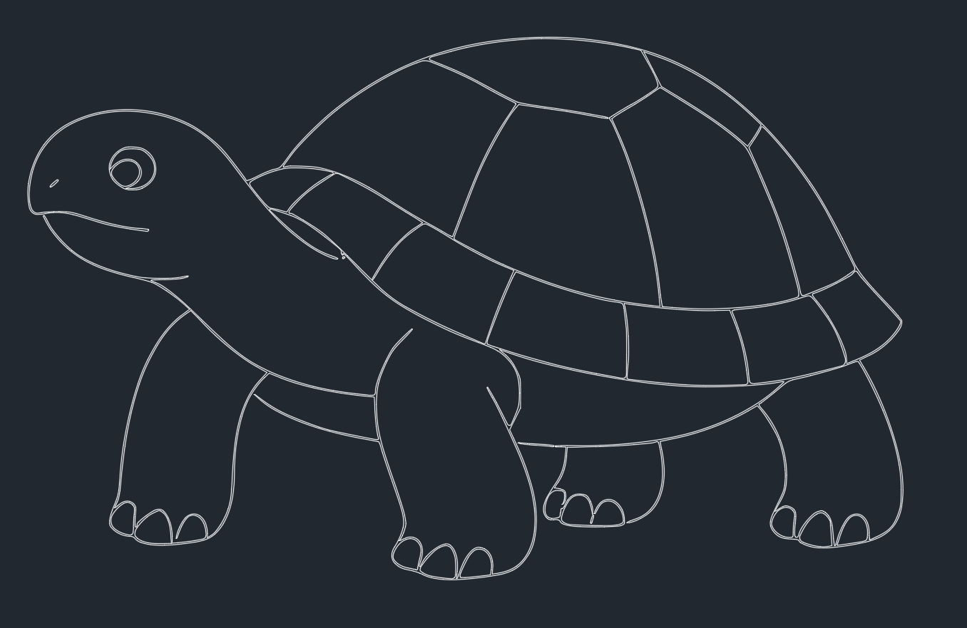 Free Turtle AutoCAD Blocks: Download DWG Files for CAD Design